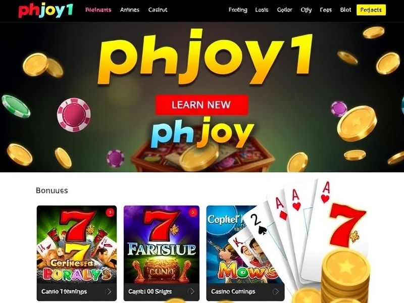 Welcome to phjoy1.com – your gateway to the best online gambling experience. Explore thrilling slots, poker, live dealer games, exclusive bonuses, and promotions. Play responsibly and enjoy the thrill of real money betting at phjoy1.